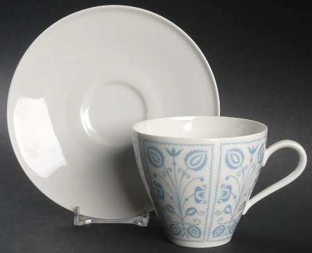 Blue Dutch Flat Cup & Saucer Set