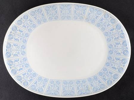 Blue Dutch 13" Oval Serving Platter