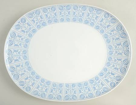 Blue Dutch 14" Oval Serving Platter