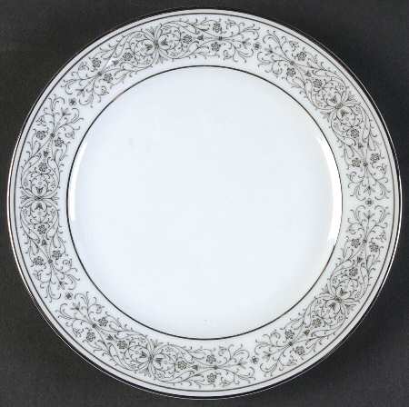 Black Lace Bread & Butter Plate