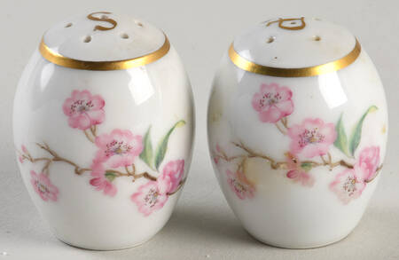 Blossomtime White Salt & Pepper Set