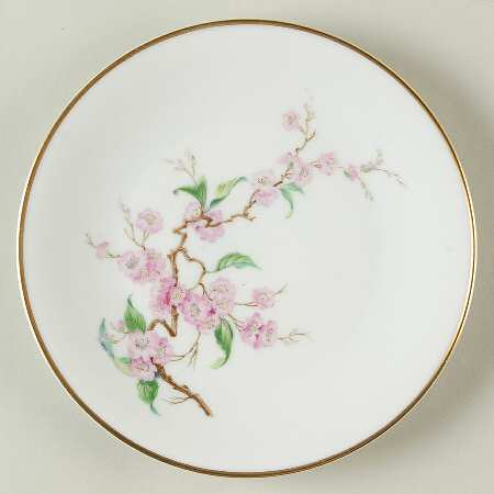 Blossomtime White Bread & Butter Plate by Heinrich - H&C