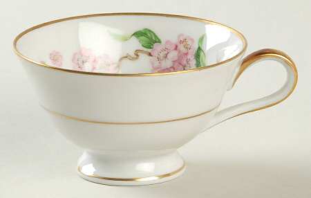 Blossomtime White Footed Demitasse Cup