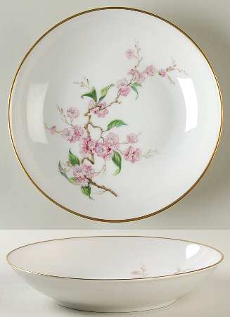Blossomtime White Coupe Soup Bowl