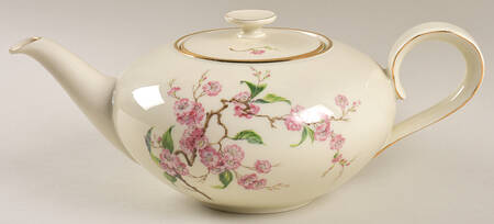 Blossomtime Cream Teapot & Lid