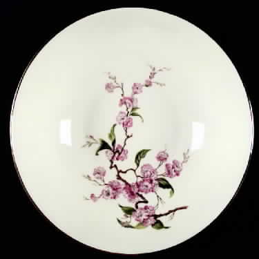 Blossomtime Cream 10" Round Vegetable Bowl