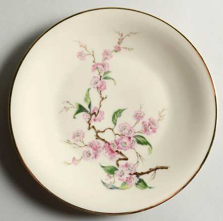 Blossomtime Cream Salad Plate