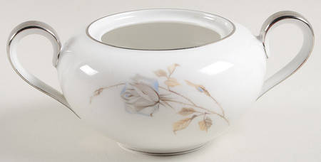 Blue Rose Sugar Bowl No Lid