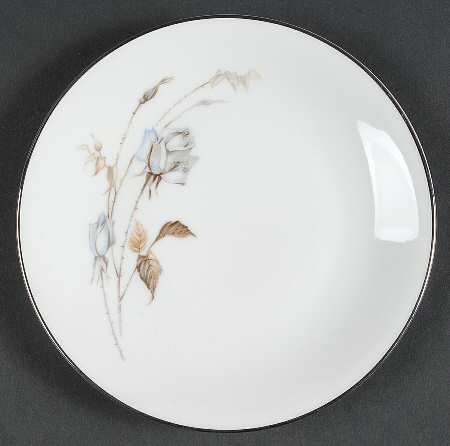Blue Rose Bread & Butter Plate