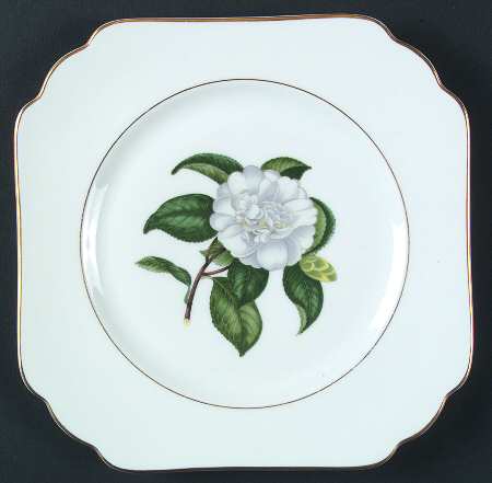 Camellia Square Salad Plate