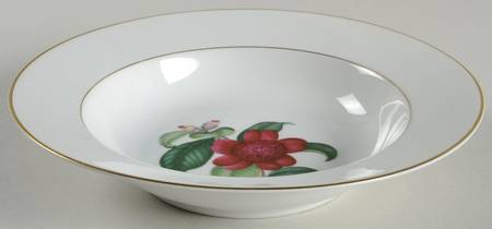 Camellia Rim Soup Bowl by Heinrich - H&C