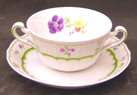 Chambord Flat Cream Soup Bowl & Saucer Set