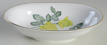 Chartrose 10" Oval Vegetable Bowl by Heinrich - H&C