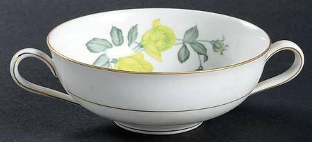Chartrose Flat Cream Soup Bowl