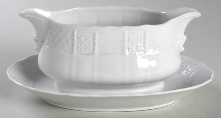 Chateau Weiss Gravy Boat with Attached Underplate
