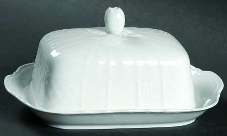 Chateau Weiss Rectangular Covered Butter