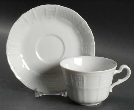 Chateau Weiss Flat Cup & Saucer Set