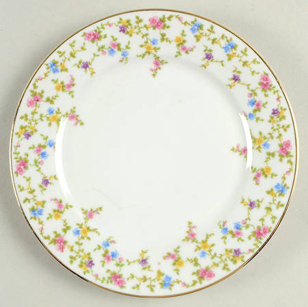 Coquette White Bread & Butter Plate
