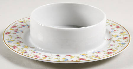 Coquette White Round Butter No Lid