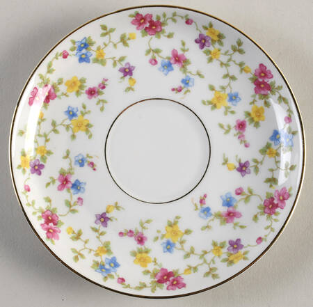 Coquette White Saucer by Heinrich - H&C