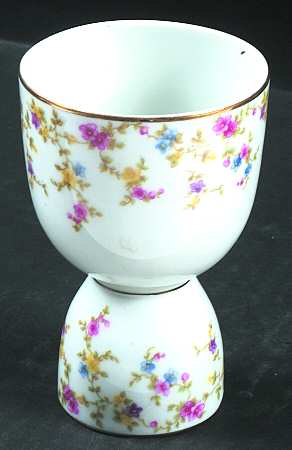 Coquette White Double Egg Cup