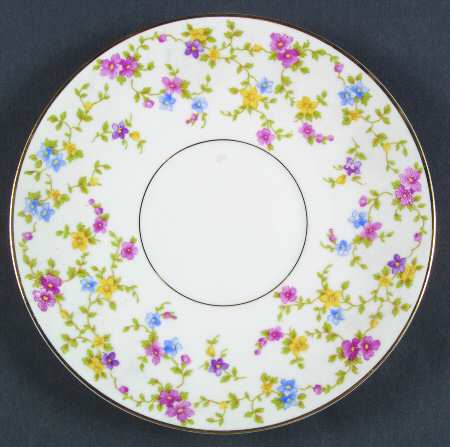 Coquette White Saucer for Cream Soup Bowl