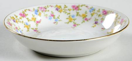 Coquette White Fruit/Dessert (Sauce) Bowl