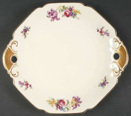 Cora Handled Cake Plate