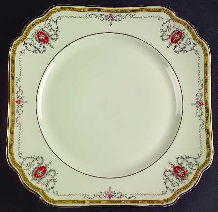 Crusader (Smooth) Square Salad Plate