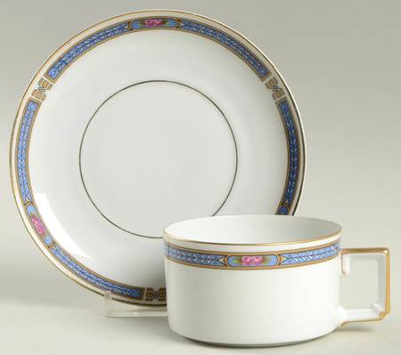 Devonshire Flat Cup & Saucer Set