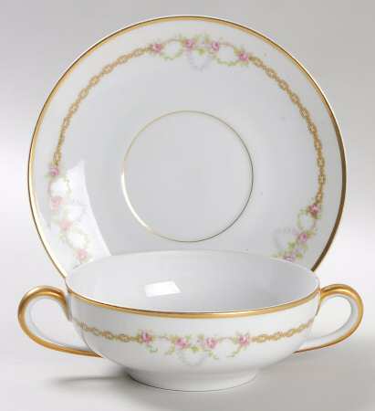 Dortmund Flat Cream Soup Bowl & Saucer Set