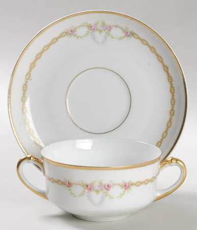 Dortmund Flat Bouillon Cup & Saucer
