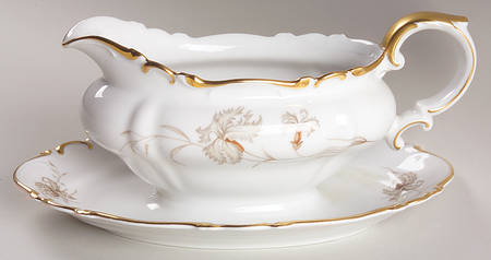 Du Barry Gravy Boat with Attached Underplate
