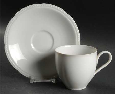 Flat Cup & Saucer Set