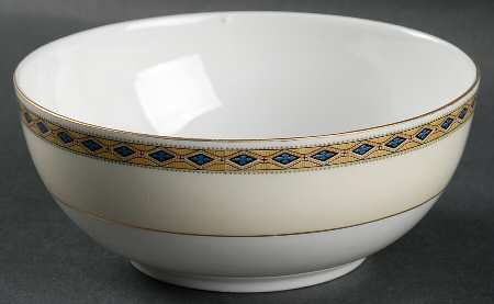 Empire (No Center Design) Cranberry Bowl