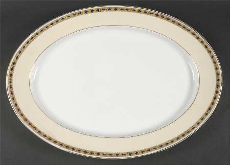 Empire (No Center Design) 16" Oval Serving Platter