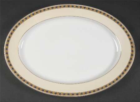 Empire (No Center Design) 14" Oval Serving Platter