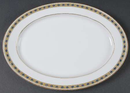 Empire (No Center Design) 11" Oval Serving Platter