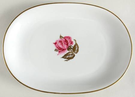 Enchanted Rose 11" Oval Serving Platter