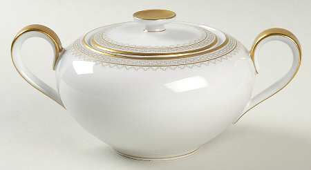 Etruscan Sugar Bowl & Lid