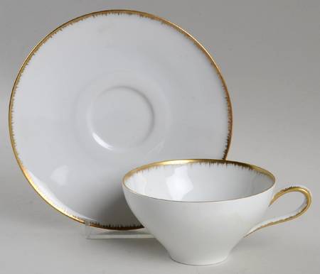 Flammgold Flat Cup & Saucer Set