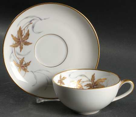 Glamour Flat Cup & Saucer Set