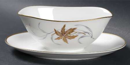 Glamour Gravy Boat with Attached Underplate