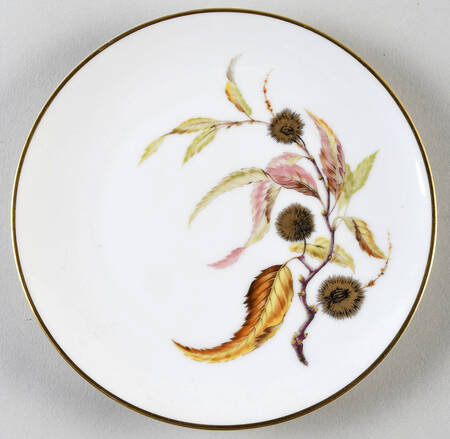 Golden Chestnut Bread & Butter Plate