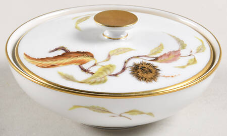 Golden Chestnut Mini Sugar Bowl & Lid