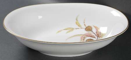 Golden Chestnut 10" Oval Vegetable Bowl