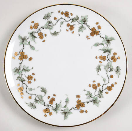 Golden Fantasy Salad Plate