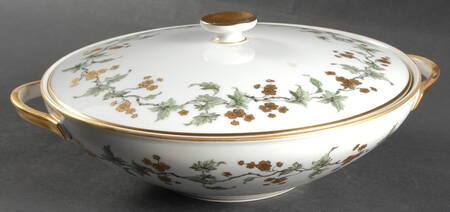 Golden Fantasy Round Covered Vegetable