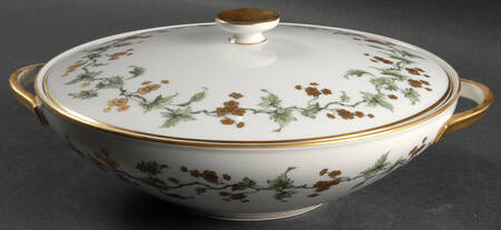 Golden Fantasy Round Covered Vegetable