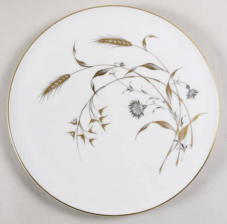Golden Harvest Cake Plate